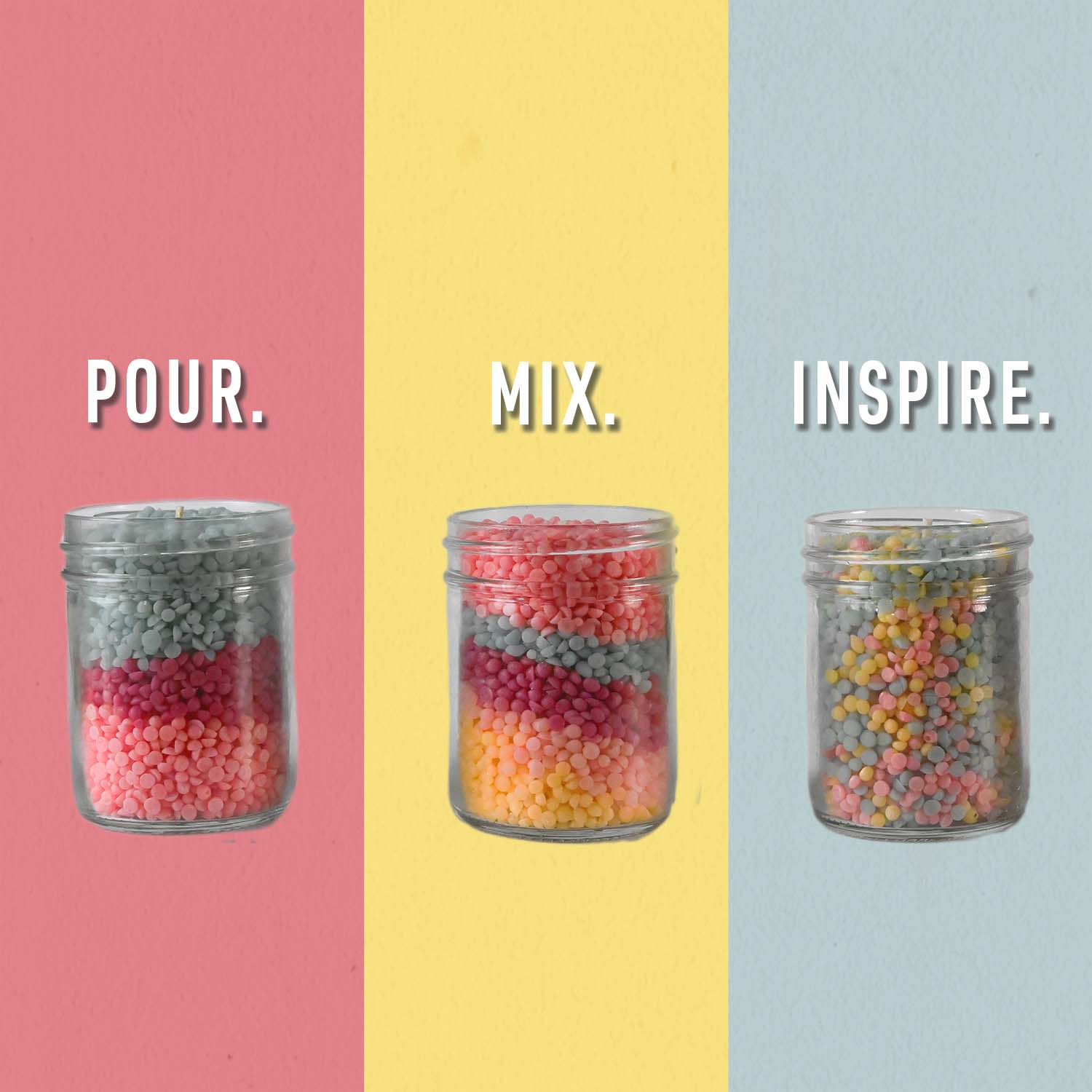 Peaches & Poppies Scented Soy Beads