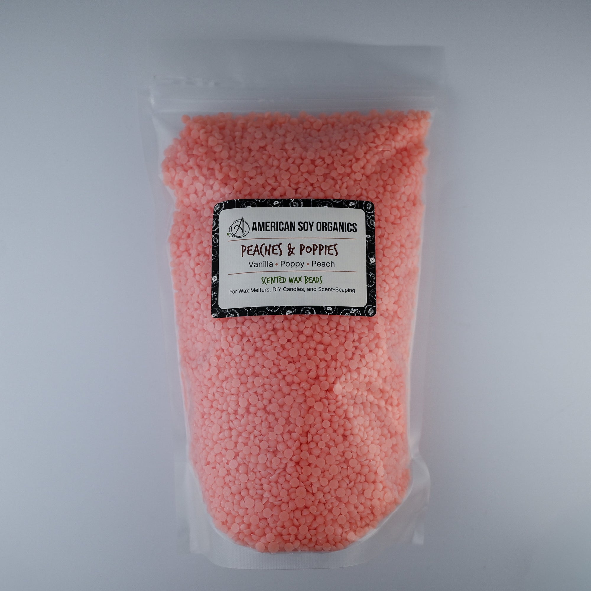 Peaches & Poppies Scented Soy Beads